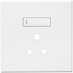 Single Rsa Socket Cover Plates - White - Buy Online At 7 Triple 7