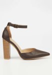 Criss 7 Ankle Strap Heel - Chocolate