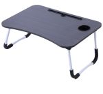 Laptop Foldable Desk table Serving Tray With Tablet Stand - Black