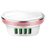 Polaroid 4 Port USB Charger With LED Light