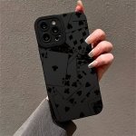 Fully Protective Soft Shell Simple High-end Black Phone Case Suitable For IPHONE14PROMAX