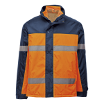 Contractor 3-IN-1 Jacket - Safety Yellow navy 5X-LARGE