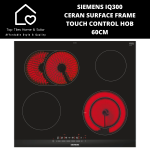 Siemens IQ300 - Ceran Surface Frame Touch Control Hob - 60CM