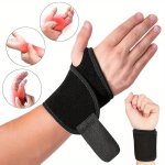 1PC Adjustable Wrist Brace Wrap For Women & Men - Comfortable Sports Compression Wrist Strap For Work Fitness And Weightlifting