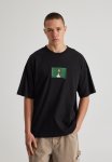 Oversized Simpsons T Shirt - Lcn Sim Black homer Hedge