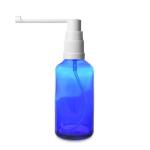 50ML Blue Glass Aromatherapy Bottle With Throat Sprayer 18 65