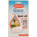 Bob Martin Clear Plus Tick & Flea Spot-on For Dogs 2 X 1ML