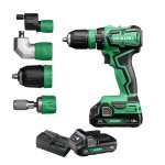 Hikoki 18V Cordless Impact Driver Drill Set DS18DDQ