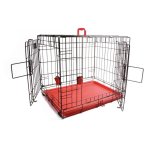 M-pets Wire Crate Medium - Red
