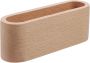 Wooden Business Card Holder Stand Elegant Card Storage Organizer For Deskto