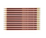 Sttler Camel 2H Eraser Tipped Pencil Box Of 12