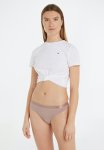 Tommy Hilfiger 3P Thong - Black white beige
