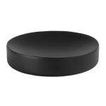 @home Soap Dish Resin Matt Black 12CM