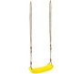 Generic Outdoor Plastic Seat Adjustable Tree Hanging Rope Swing For Kids Swings Yellow