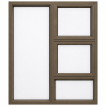 Window Aluminium 26MM Budget 1.2 X 1.5 Brz PTT1215