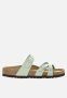 Birkenstock Franca Sfb Soft Nubuck Rivets Regular - Matcha