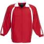 Unisex Splice Track Top Red White