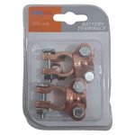 Pervoi Universal Battery Clamps Positief And Negative Metal