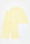 PoP Candy Striped 2 Piece Set-yellow & White