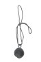 Curtain Tie Back Cotton Pom-pom Grey