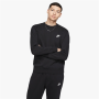 Nike Mens Sportswear Club Black Crew Top