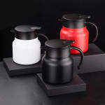 800ML Stainless Steel Insulated Coffee Mug - Red