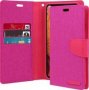 Flip Canvas Phone Cover With Card Slots For Apple Iphone 11 Pro Max Pink