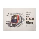 Drawing Book - Art - A4 - No Tissue - 24 Page - 10 Pack