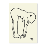 Forward Fold Art Print - A4