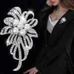 Women's Elegant Exquisite Brooch Pin Female Party Wedding Luxury Flower Garment Ornament Gifts