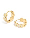 Waterproof Gold Plated Stainless Steel Floral Spring Earrings Pack