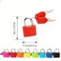 Compact & Durable Steel Padlock With 2 Keys - Perfect For Travel Suitcases & Diaries