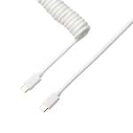 Coiled Aviator Usb-c Cable Arctic White