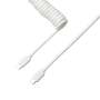 Coiled Aviator Usb-c Cable Arctic White