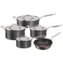 Tefal Jamie Oliver Cooks Classics Hard Anodised Cookware Set 9 Piece