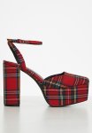 Jeffrey Campbell Ovr-n-ovr - Red Tartan