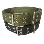 Adjustable Dog Training Collar With Metal Buckle 64 X 4CM 75.5 X 4.5CM
