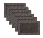 Set Of 6 Placemats - Light Brown