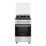 4 Burner Gas Stove With Gas Oven + Ffd White