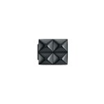 Composable Glam Link Black Shiny 4 Pyramids