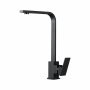 Black Square Kitchen Sink Mixer Tap Faucet 7813B