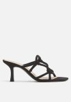 Strappy Heeled Sandals - Black