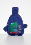 PoP Candy Dino Print Cross Body Bag - Royal Blue