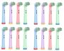 Oral-b Compatible Colourful Toothbrush Heads For Kids - 16 Pack