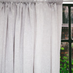 Calypso Sheer Taped Curtain - Taupe - 290 X 250CM