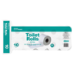 Single Ply Toilet Rolls 10 Pack