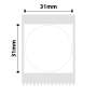 NB212 - NIIMBOT - B1 / B21 / B3S / B4 - 31X31MM - 210 WHITE ROUND LABELS