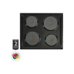 Defy Slimline Solid Hob - Black
