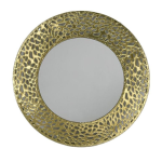 Round Gold Metal Mirror SGN2685