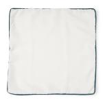 Teal Piped Cream Scatter Cushion Cover